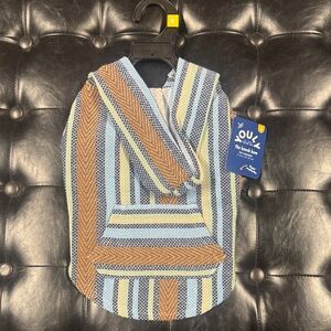 Striped Pet Dog Hoodie by Youly. Size Small